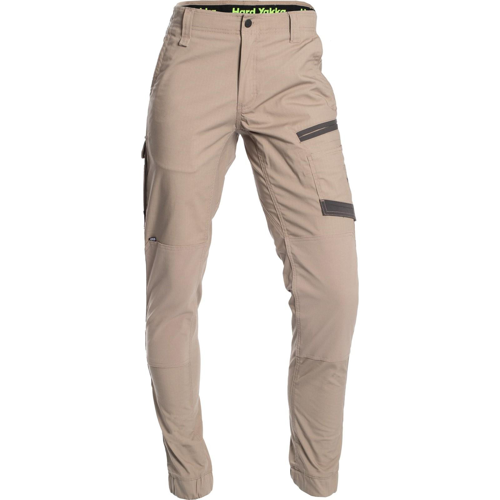 Hard Yakka Raptor Cuff Trousers Men's | Safety Footwear  | Desert  | UK Size 36