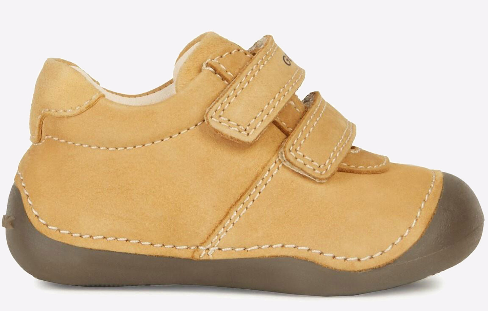 Geox Tutim Crawl Infants Trainers Size: 3 Colour : Biscuit