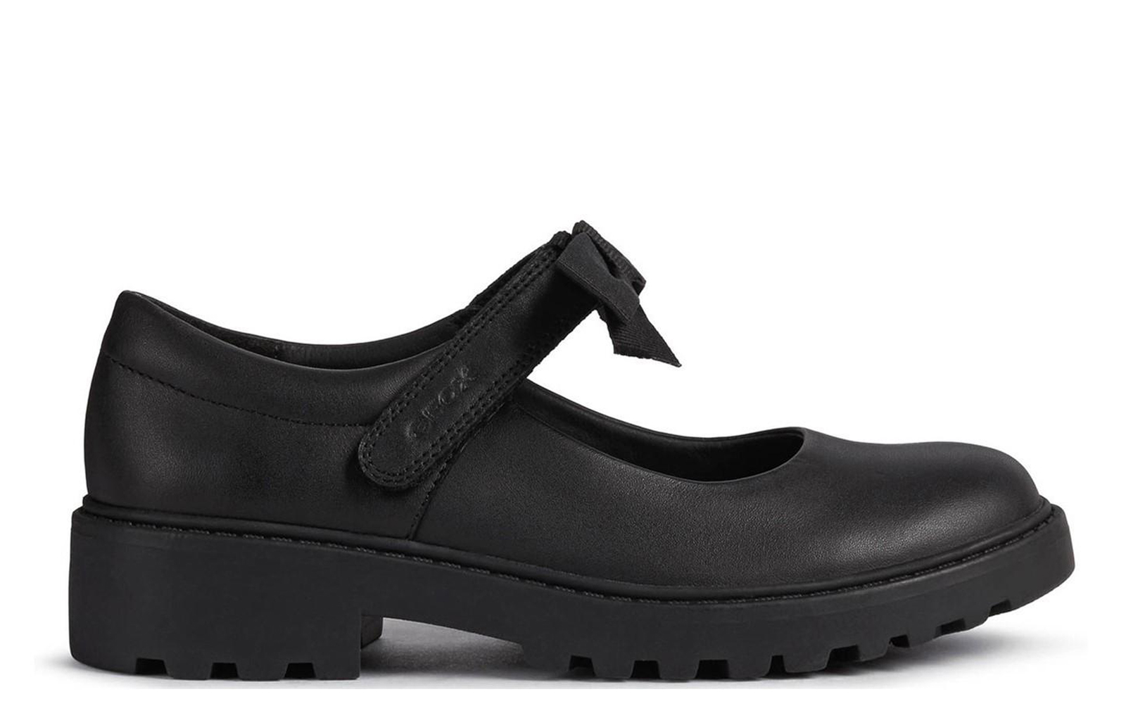Geox Casey Ballerina Girls School Shoes | School Shoes  | Black  | UK Size 11