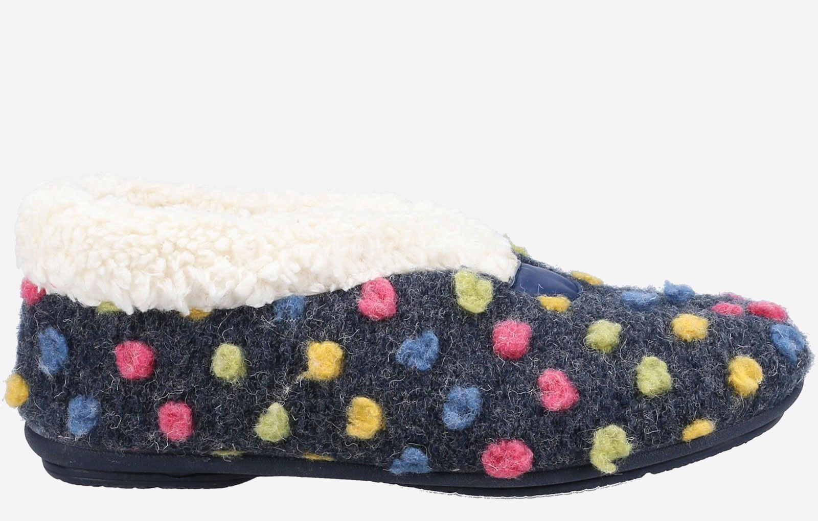 Fleet & Foster Snowberry Slipper Womens | Slippers  | Navy  | UK Size 3