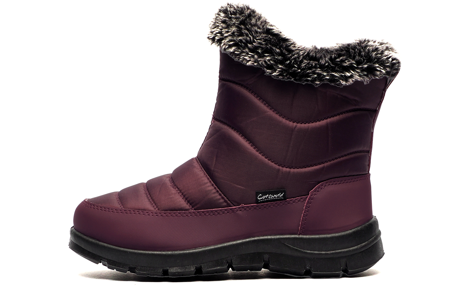 Cotswold Longleat Water-Resistant Womens Wellingtons | Boots  | Purple  | UK Size 3