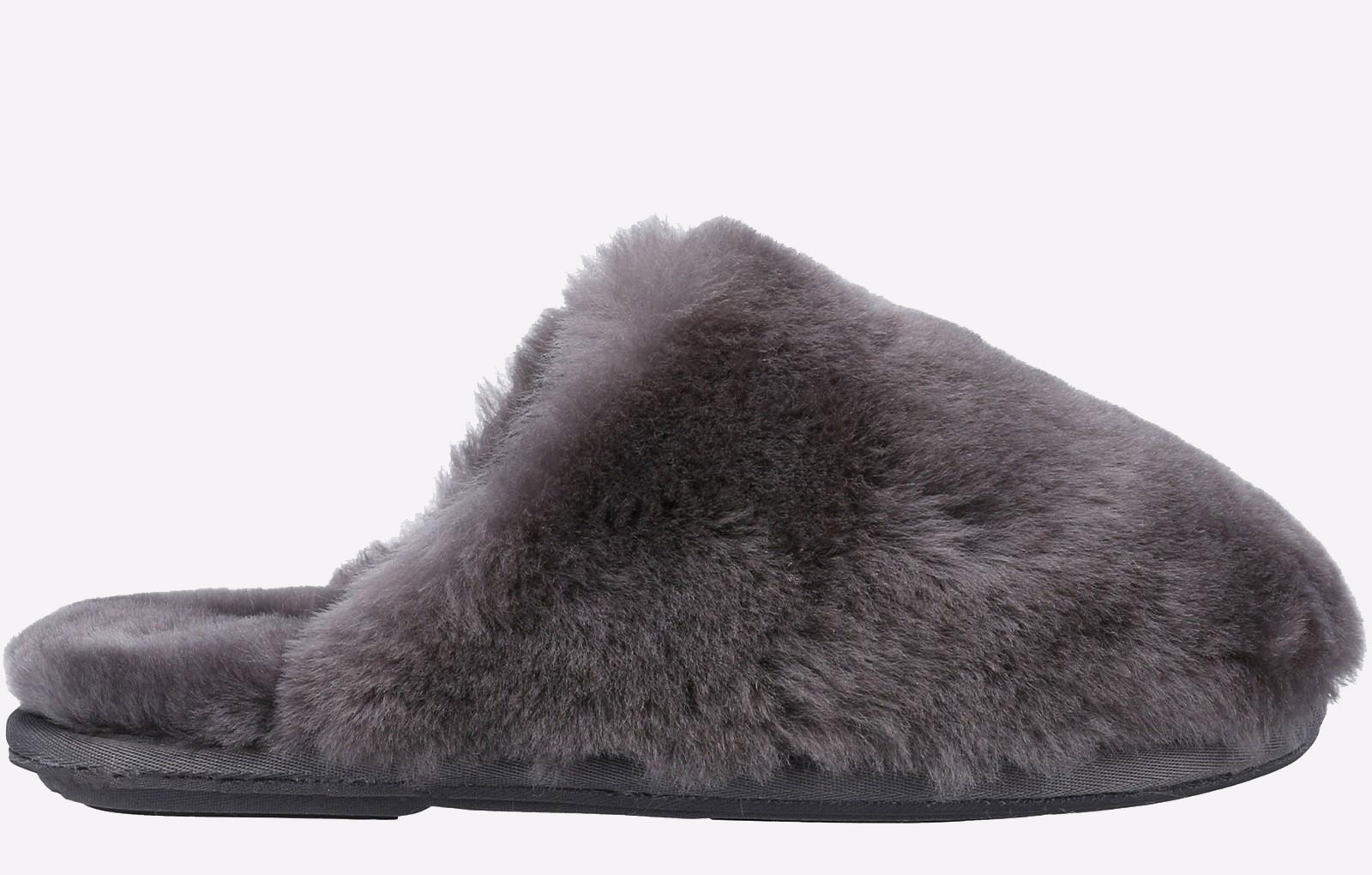 Cotswold Salperton Sheepskin Mule Slipper Womens | Slippers  | Grey  | UK Size 3
