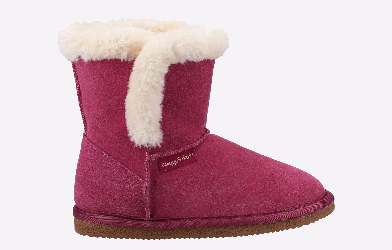 Hush Puppies Ashlynn Kids Slipper Boots | Slippers  | Rose  | UK Size 1