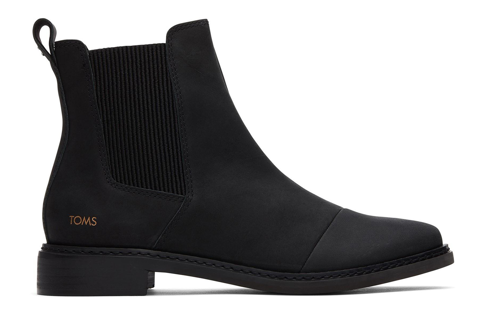Toms Charlie Womens Boots | Slip On Shoes  | Black  | UK Size 4