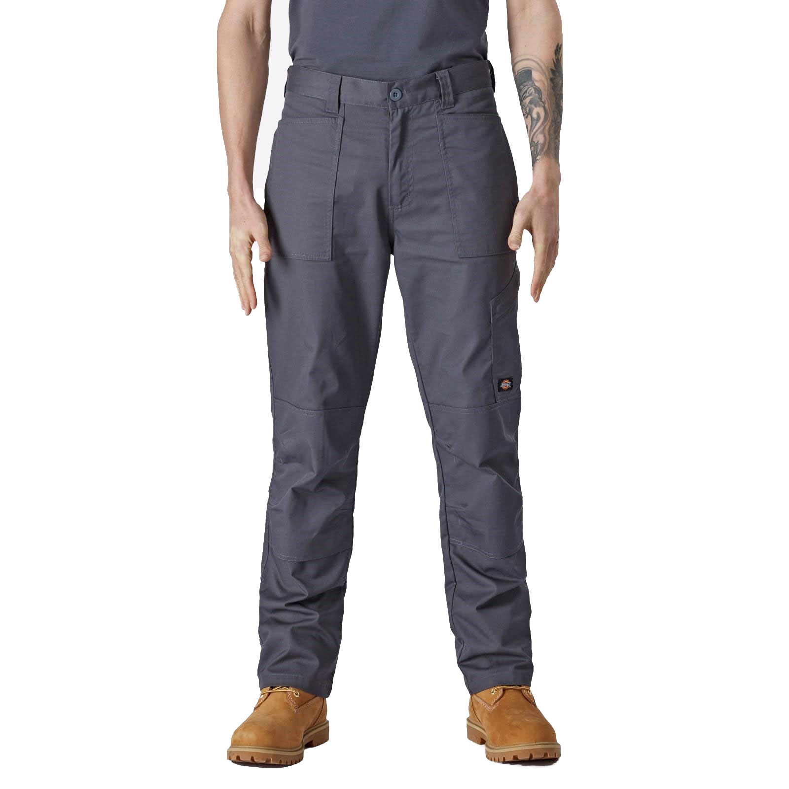 Dickies Action Flex Trouser (Long) Men's Trainers, Size 30" In Grey