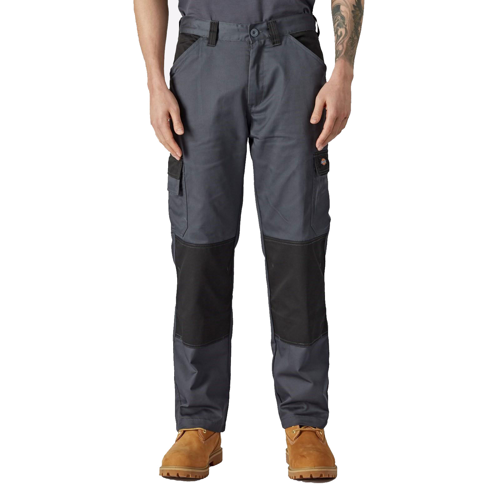 Dickies Everyday Trousers (Regular) Grey Men's Size 30" In Grey/Black