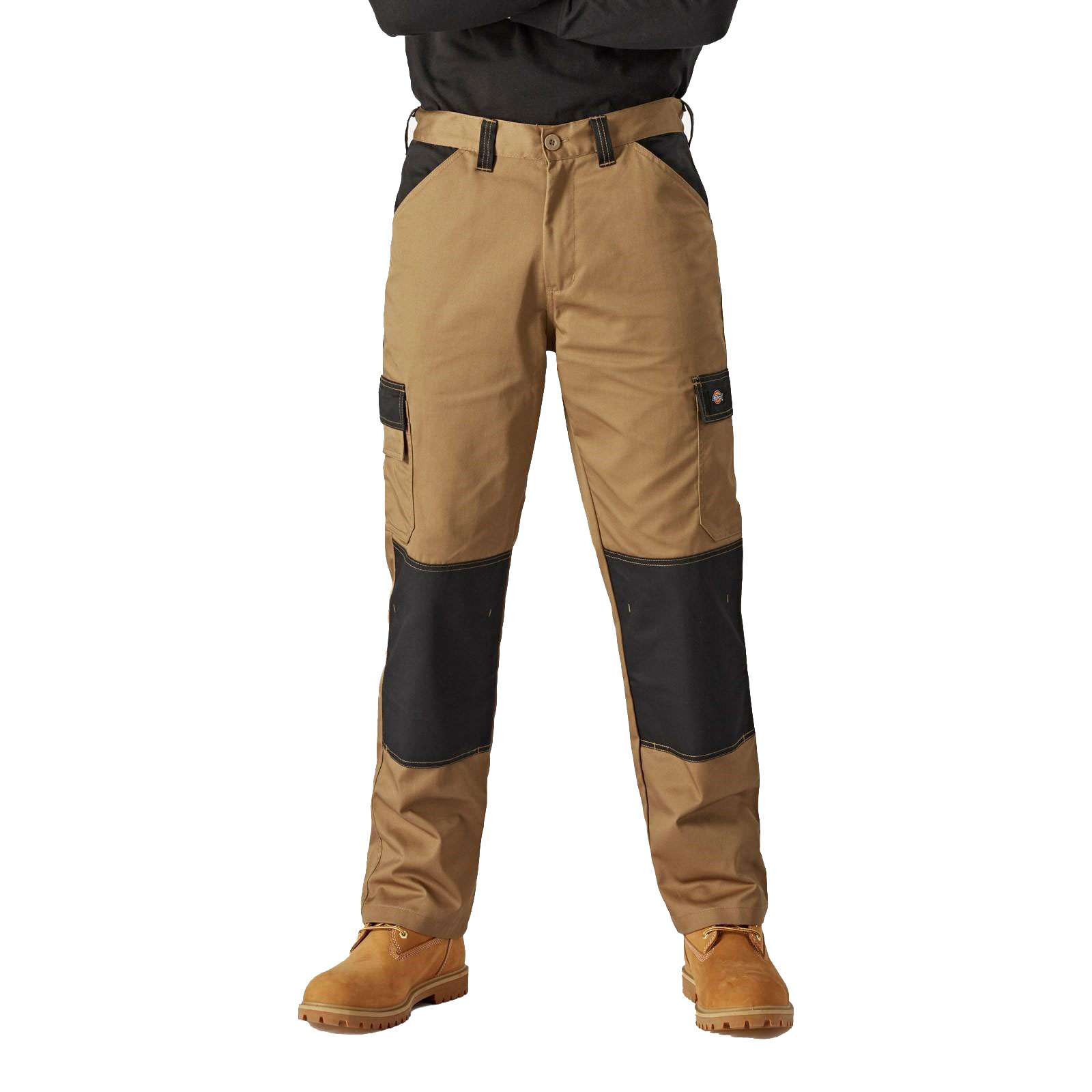 Dickies Everyday Trousers (Regular) Men's Size 40" In Khaki/Black