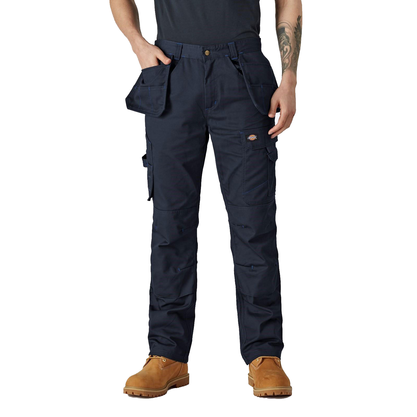Dickies Redhawk Pro Trousers (Regular) Men's Size 32" In Navy Blue