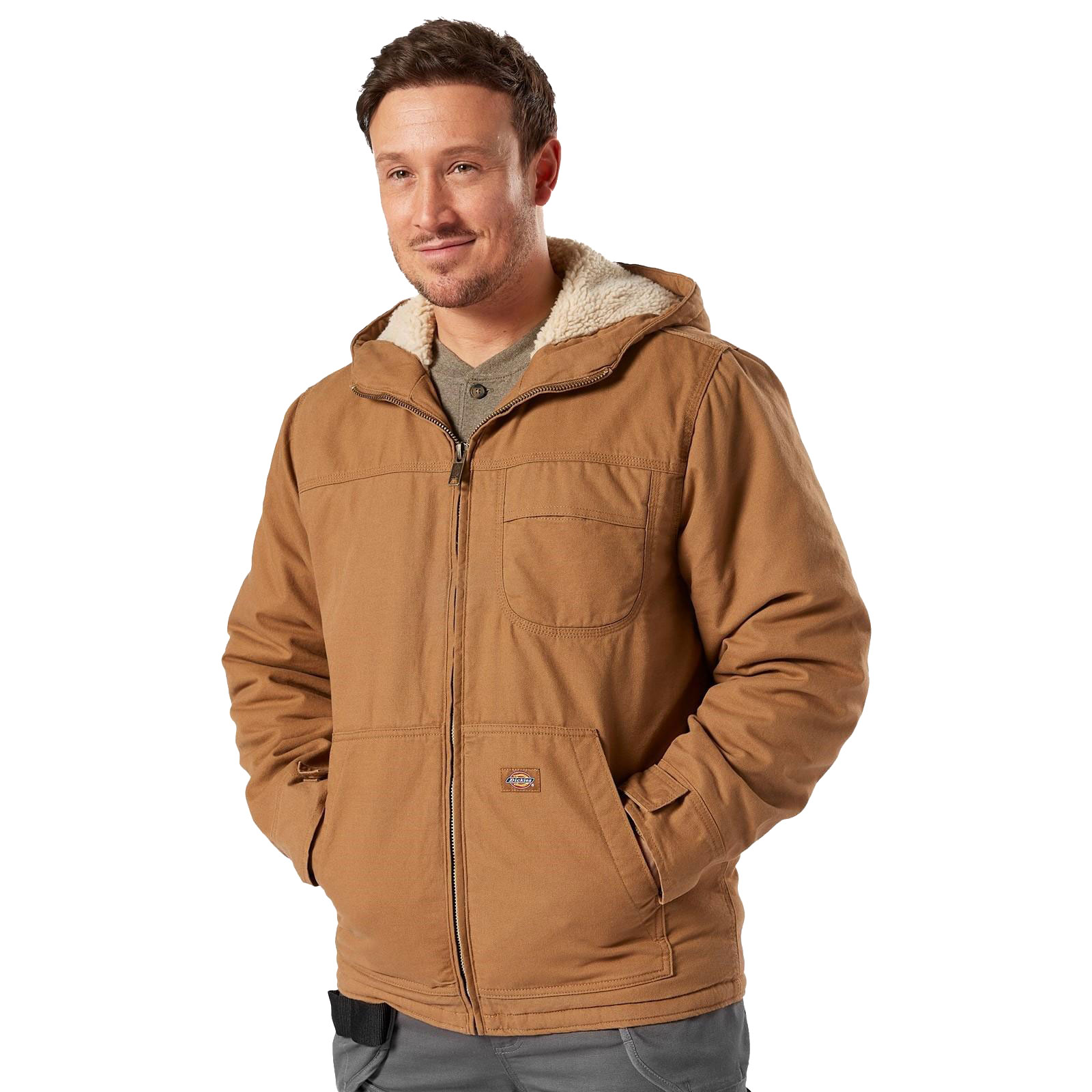 Dickies Sherpa Lined Duck Jacket Mens  - GRD-36232-67588-08