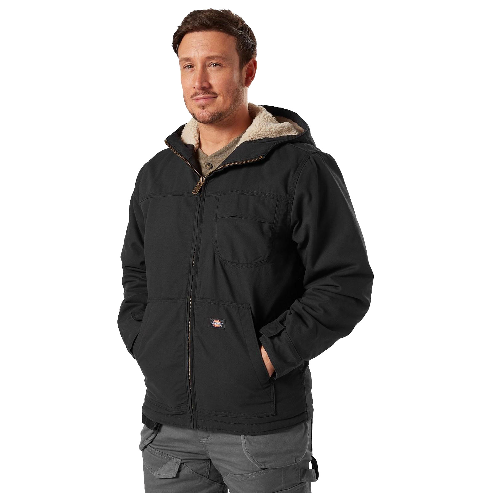 Dickies Sherpa Lined Duck Jacket Mens - GRD-36232-67589-08