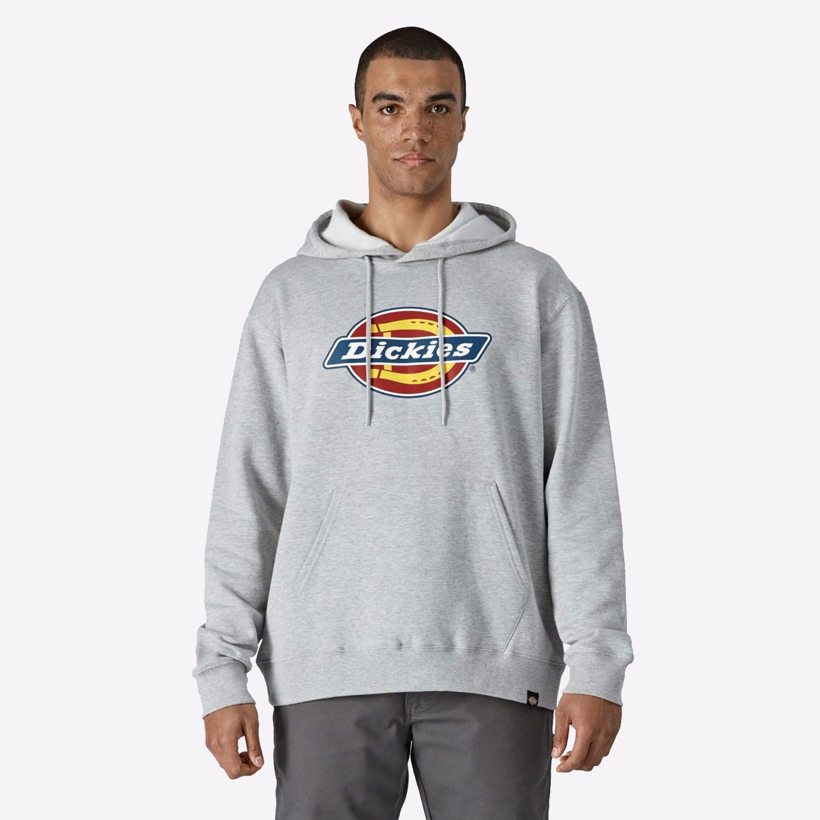 Dickies Logo Graphic Hoodie Men's | Hoodies  | Heather Grey  | UK Size XXL