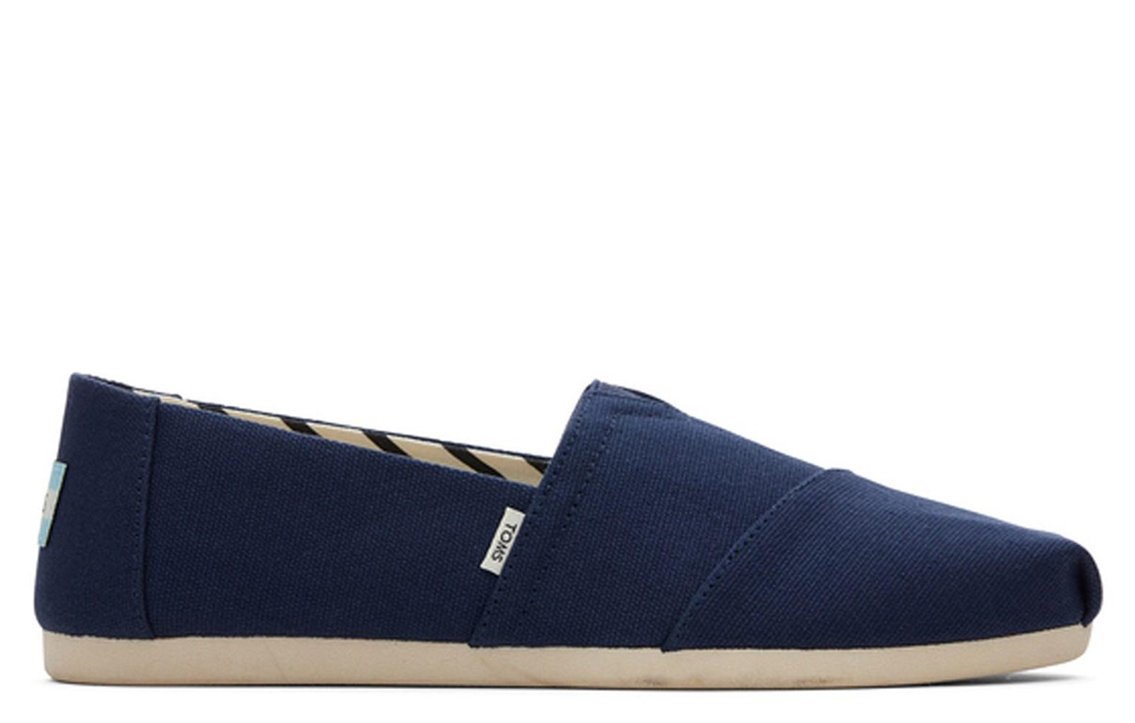 Toms Alpargata Womens Slip On Shoes | Slip On Shoes  | Navy  | UK Size 5