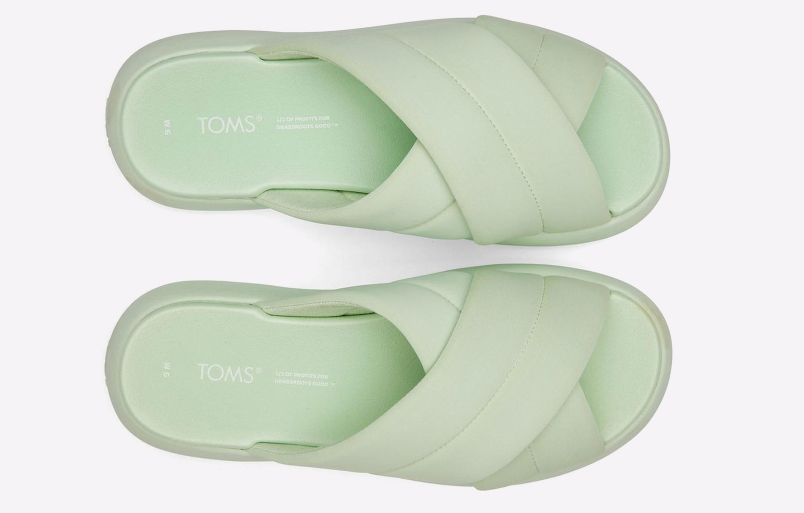 Toms Mallow Crossover Slides Womens Express Trainers