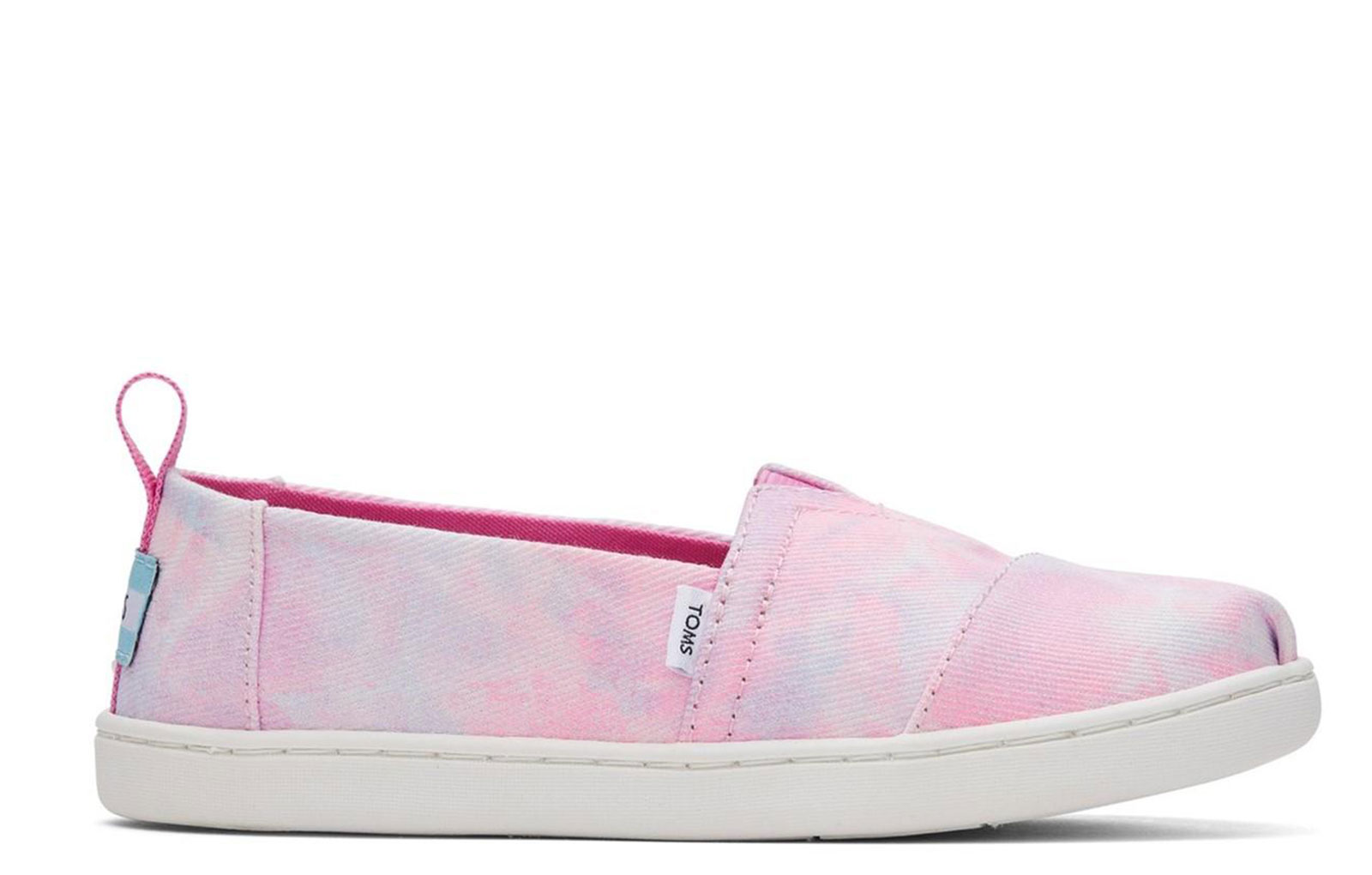 Toms Alpargata Kids Girls Shoes | Slip On Shoes  | Neon Pink  | UK Size 5