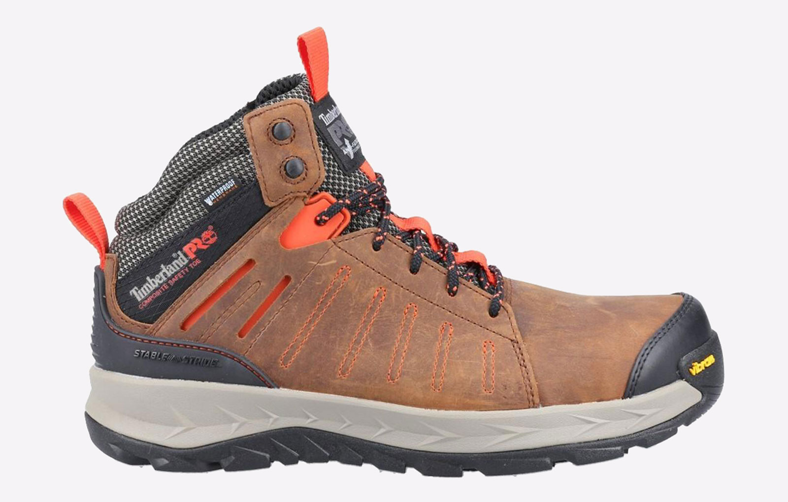 Timberland Pro Trailwind Waterproof Work Boots Men's | Safety Footwear  | Brown  | UK Size 6.5