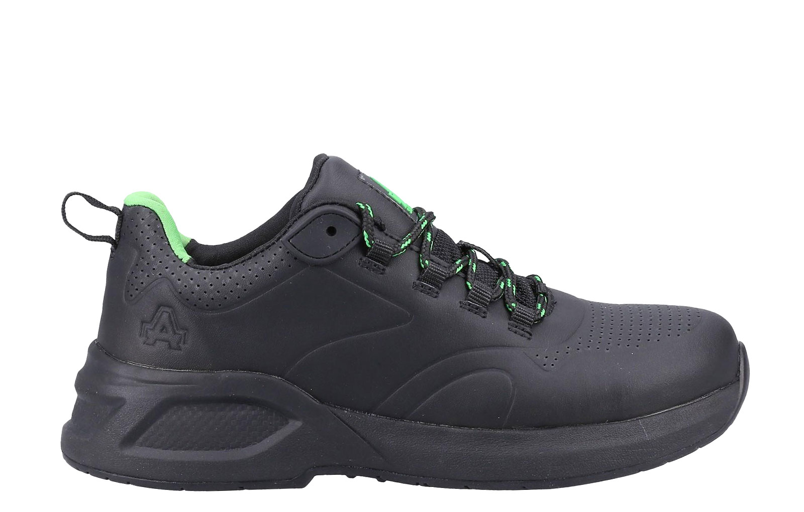 Amblers 612 Leather Safety | Safety Footwear  | Black  | UK Size 8