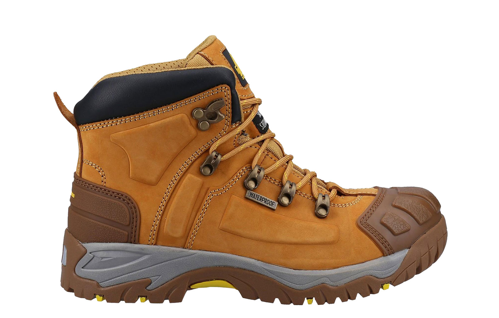 Amblers Safety Fs33 Waterproof Boots Men's | Safety Boots  | Honey  | UK Size 6.5