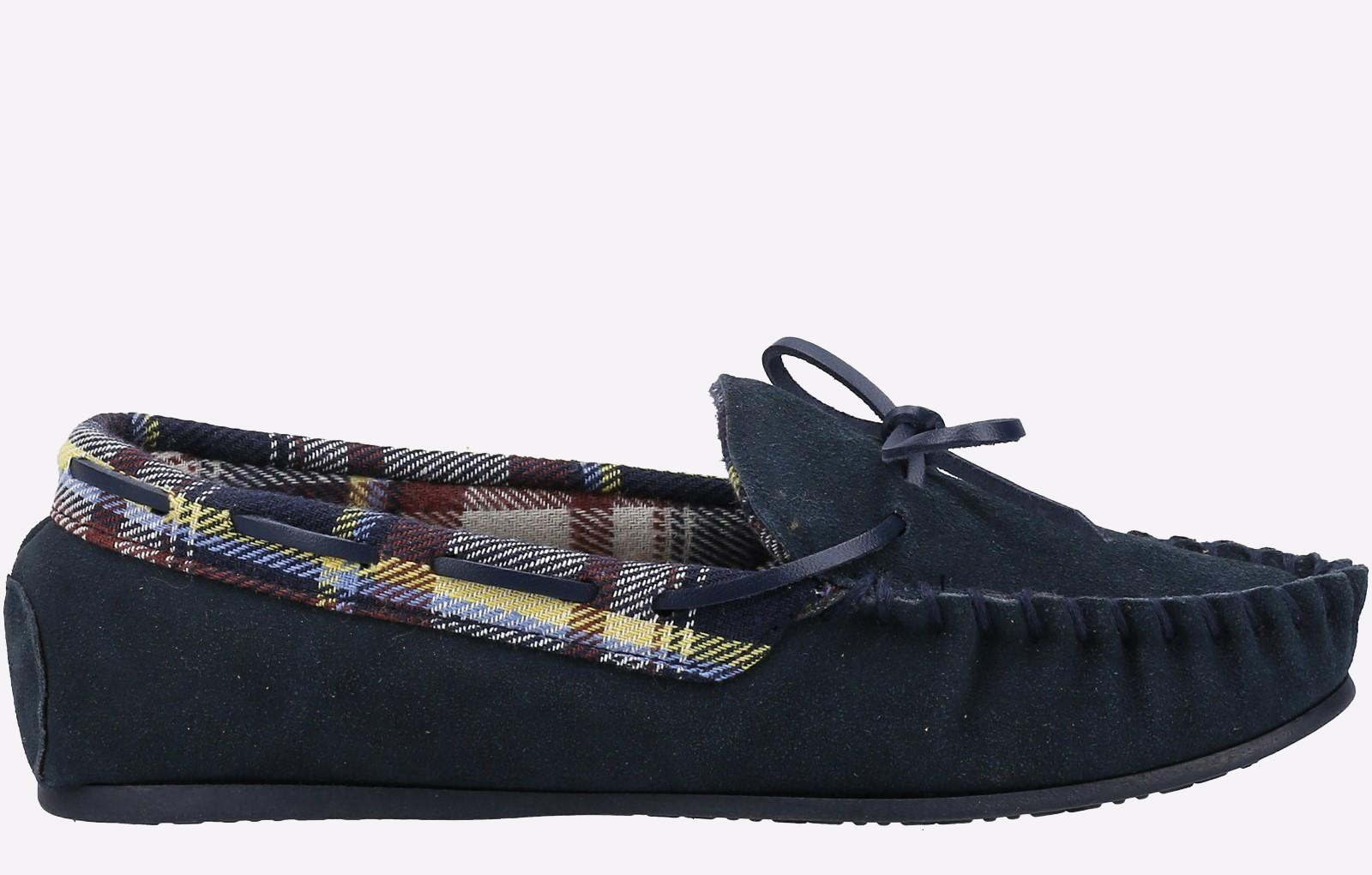 Cotswold Chatsworth Suede Leather Womens | Slippers  | Navy  | UK Size 8
