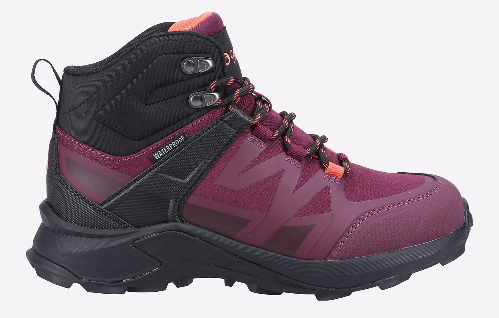 Cotswold Horton Waterproof Memory Foam Womens Hiking Boots | Boots  | Burgundy  | UK Size 7