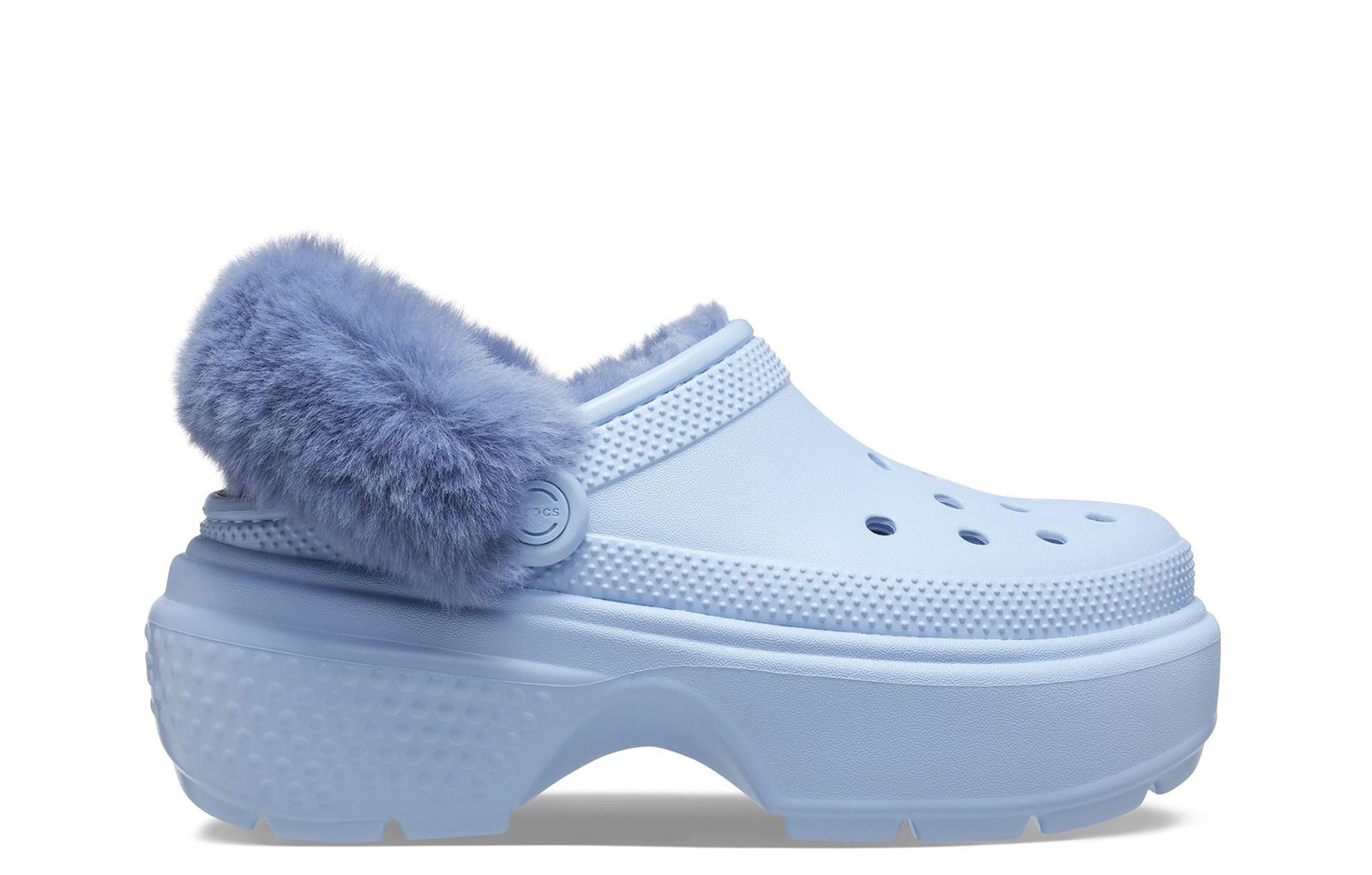 Crocs Stomp Lined Clog Womens | Sandals  | Blue Calcite  | UK Size 7