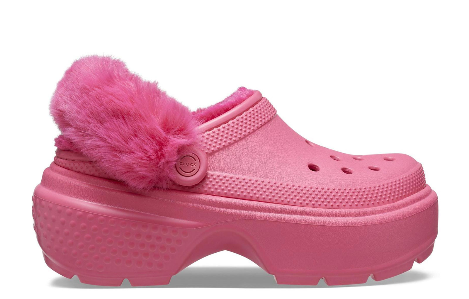 Crocs Stomp Lined Clog Womens | Sandals  | Hyper Pink  | UK Size 7
