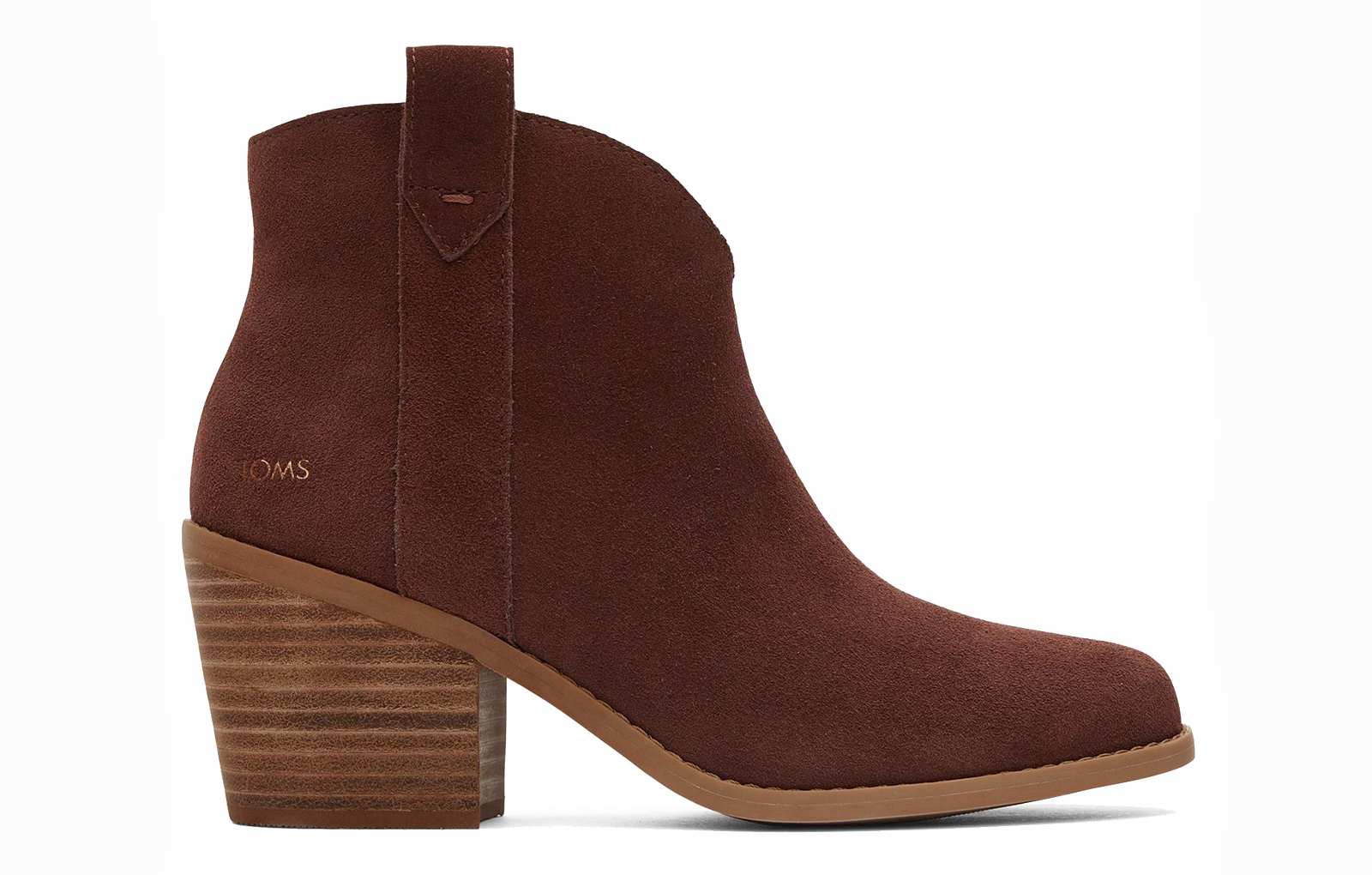Toms Constance Womens Boots | Slip On Shoes  | Chestnut  | UK Size 7