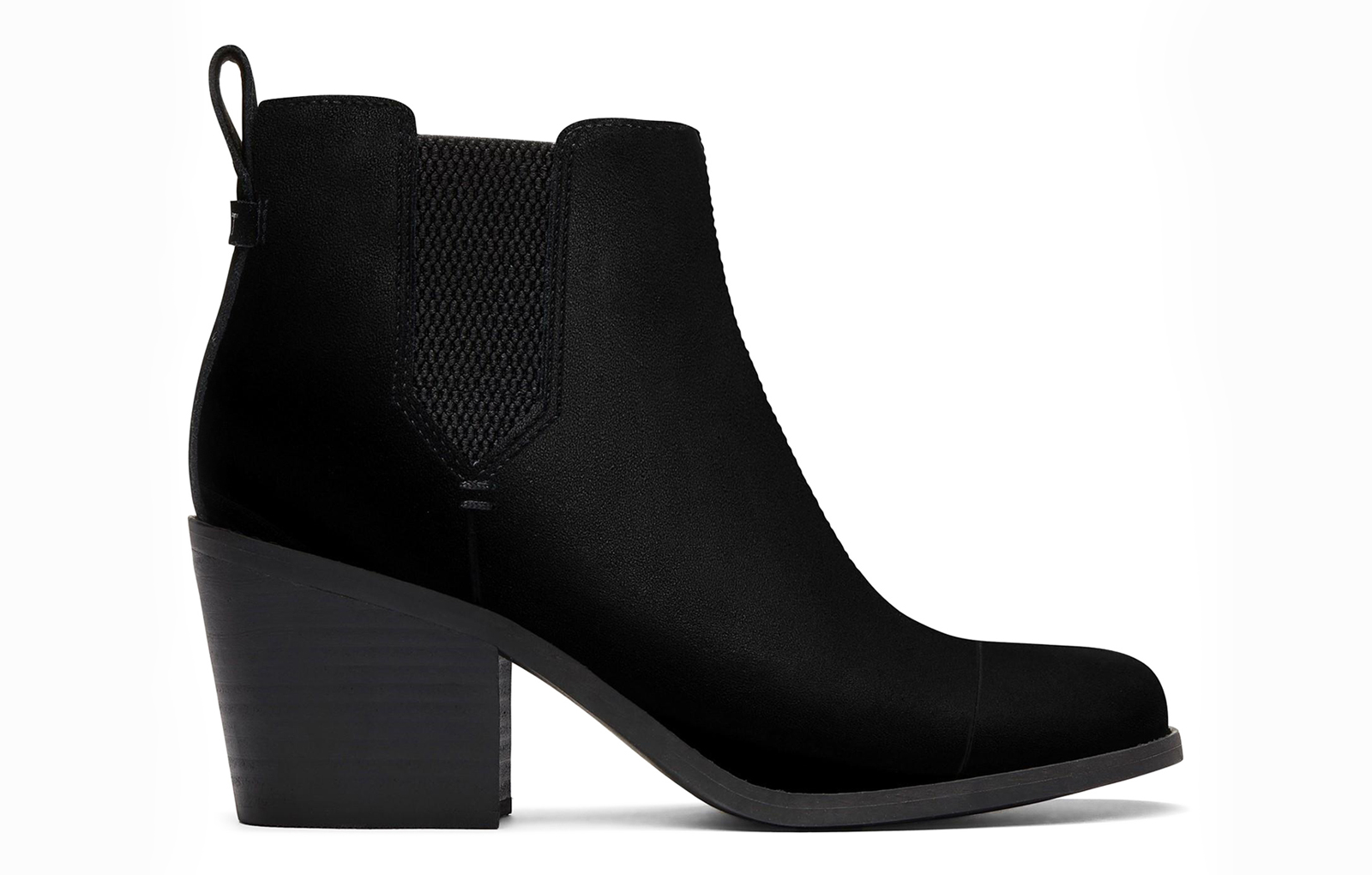 Toms Everly Womens Boots | Slip On Shoes  | Black  | UK Size 4