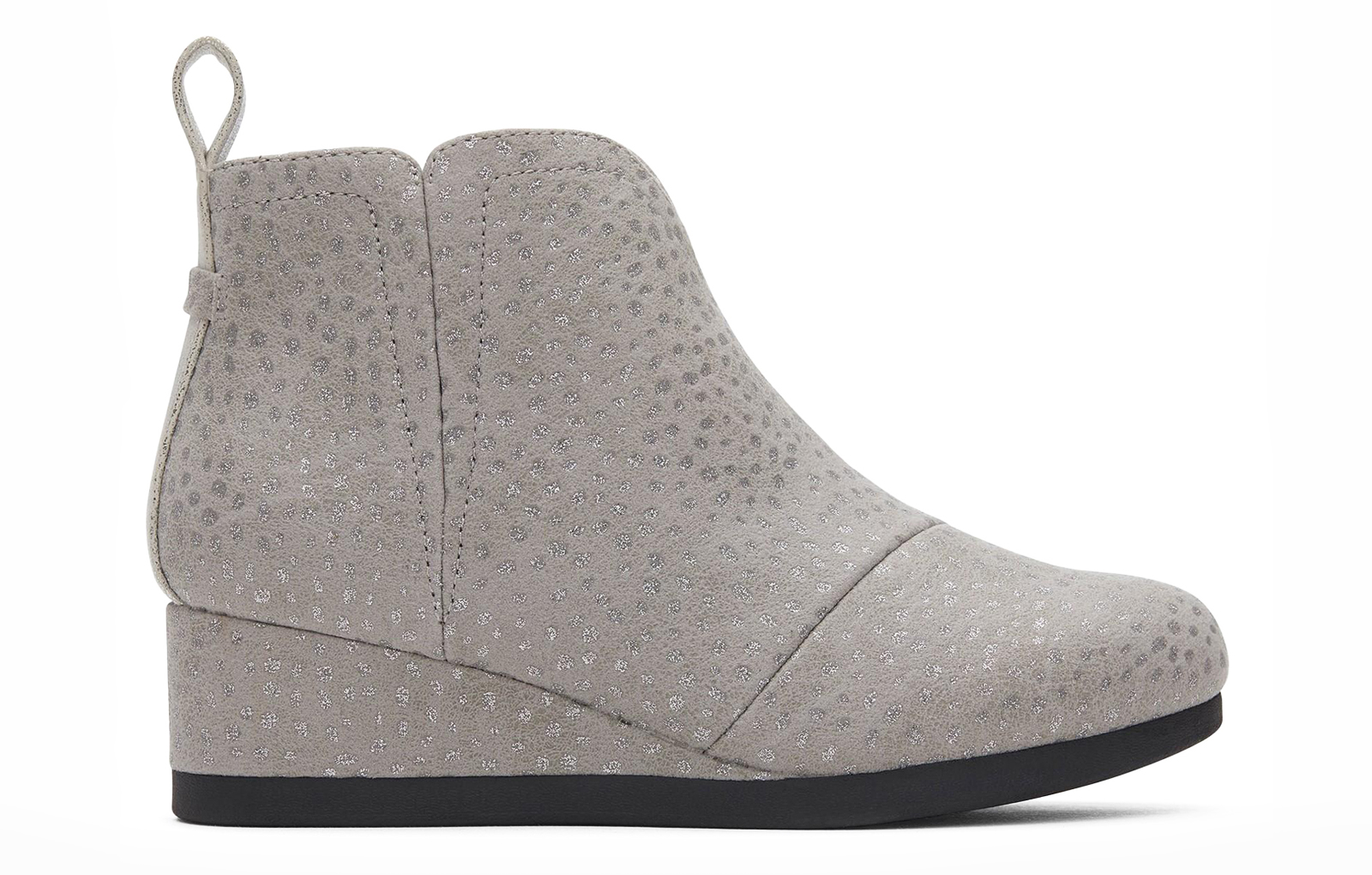 Toms Clare Kids Girls Boots | Slip On Shoes  | Drizzle Grey  | UK Size 1