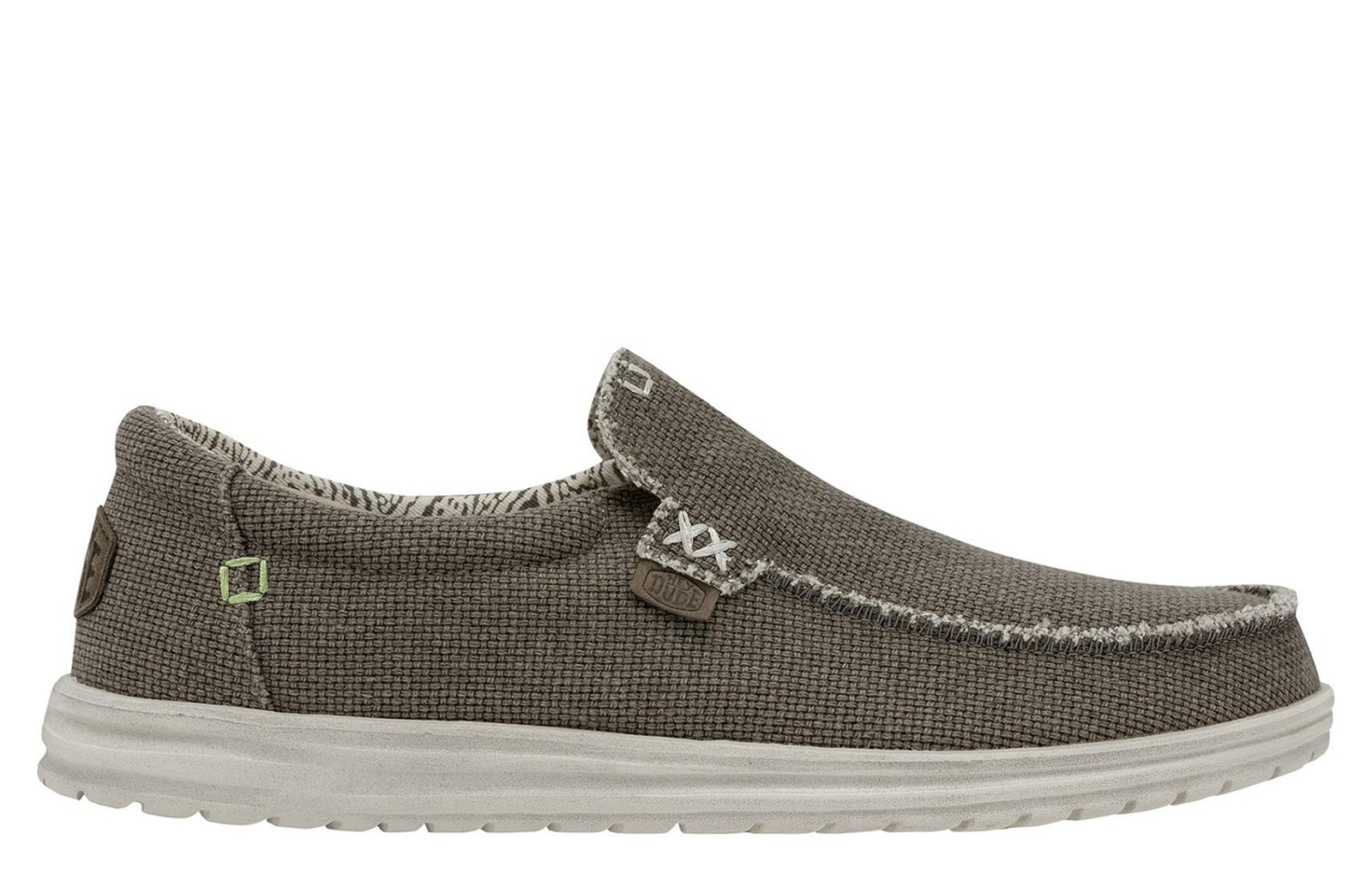 Hey Dude Mikka Braided Men's Shoes Men's | Slip On Shoes  | Fossil  | UK Size 8