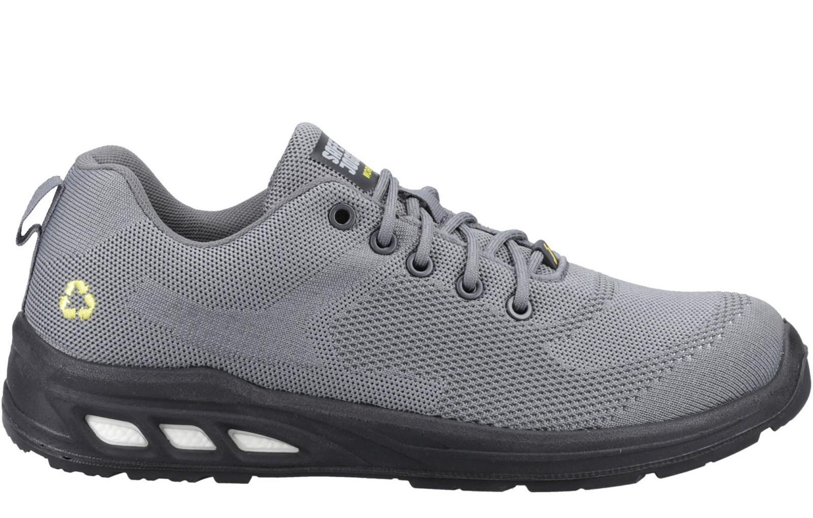 Safety Jogger Ecofitz S1P Men's | Slip On Shoes  | Grey  | UK Size 10