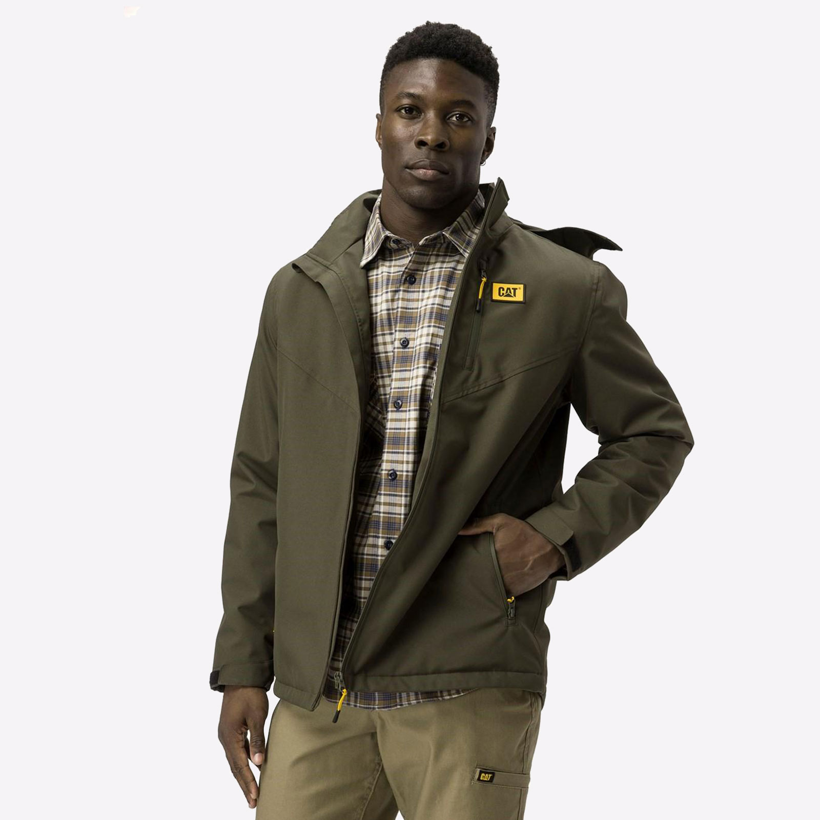 Caterpillar Lightweight Insulated Jacket Men's - Moss - Size XXL