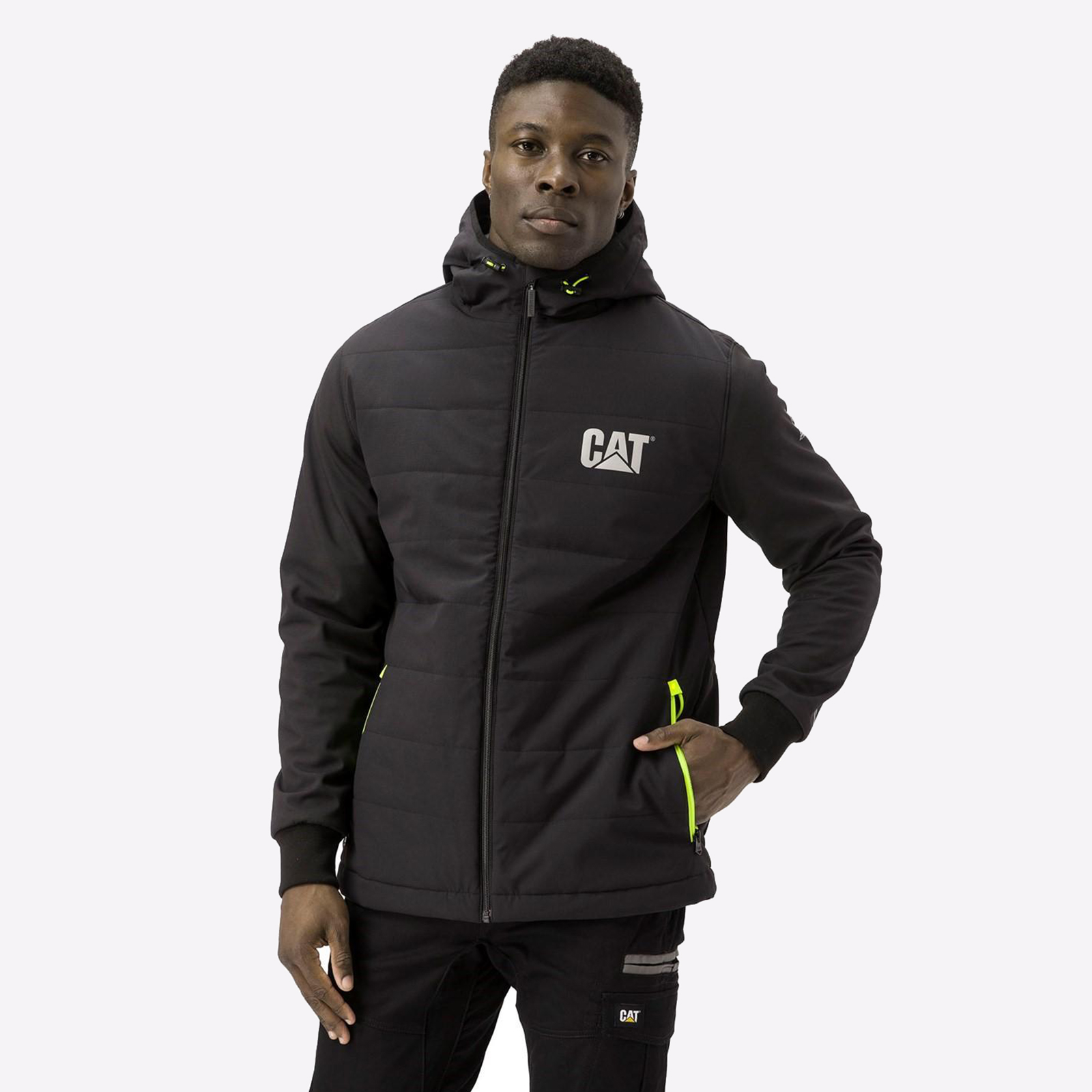 Caterpillar Tech Hybrid Jacket Men's - Black - Size 3XL