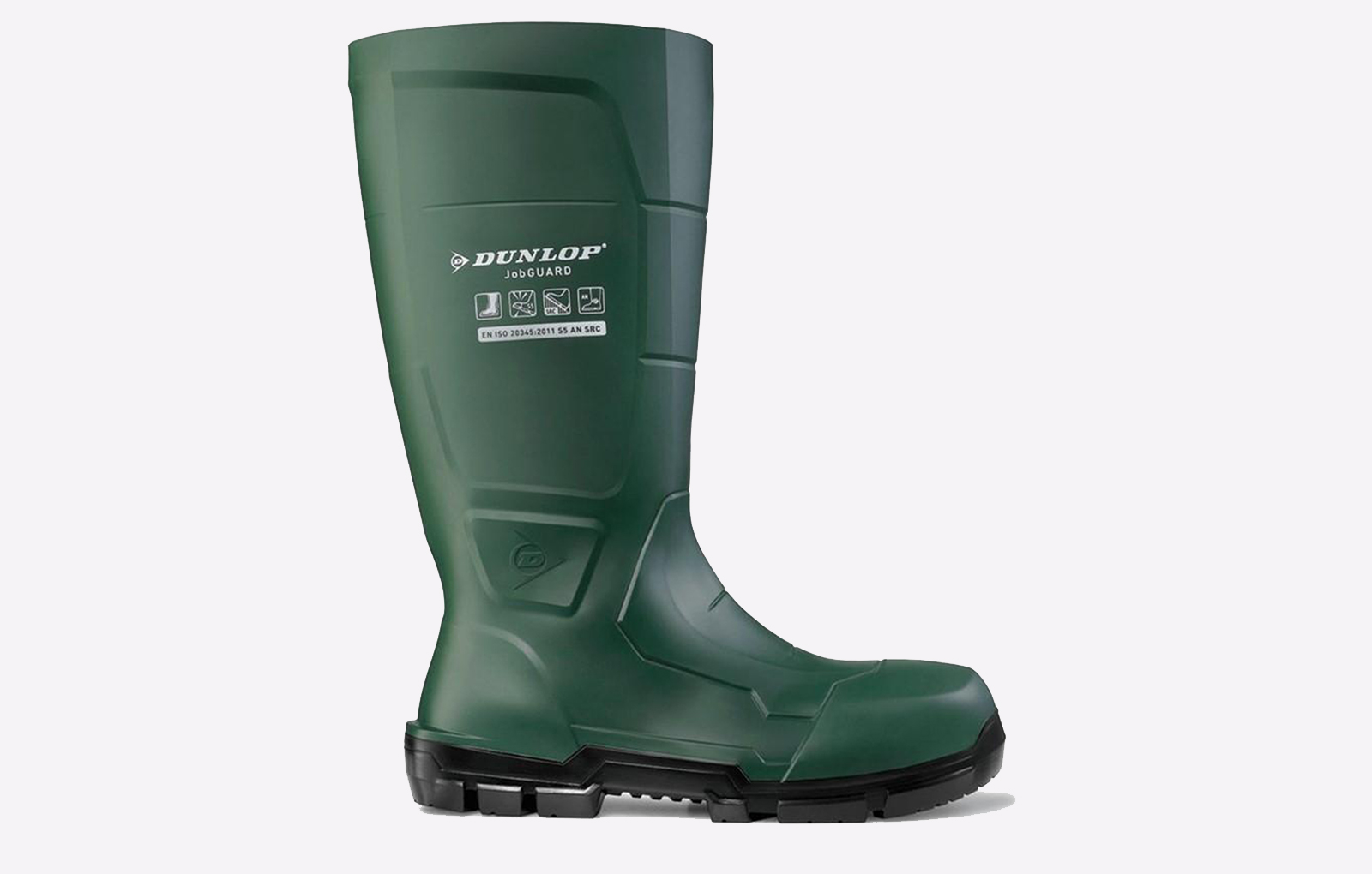 Dunlop Jobguard Full Safety Wellington Unisex Men's | Safety Footwear  | Heritage Green  | UK Size 14
