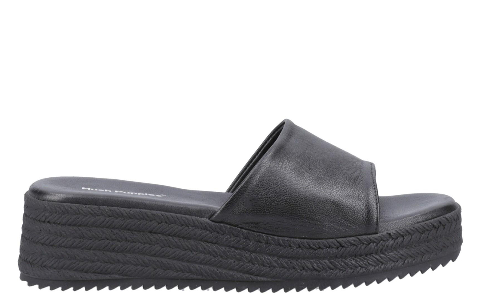 Hush Puppies Robin Slide Womens Sandals Slides, Size 5 In Black | Sandals  | Black  | UK Size 5
