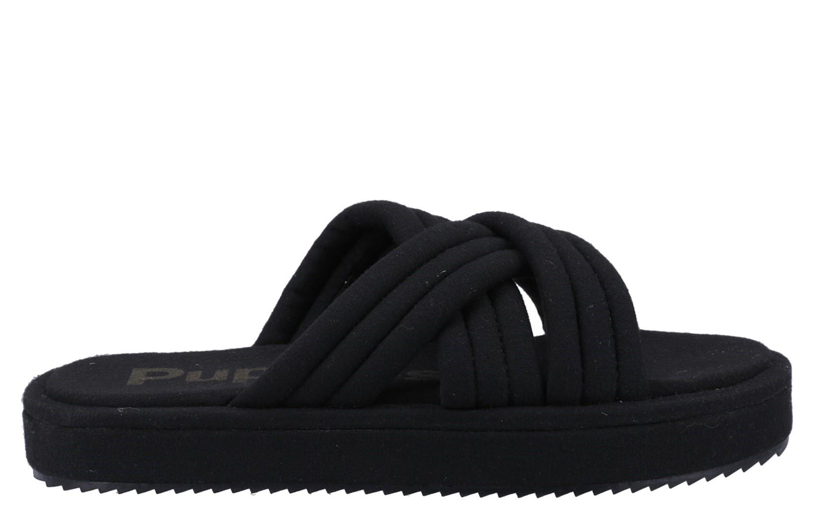 Hush Puppies Sienna Womens Sandals Slides, Size 8 In Black | Sandals  | Black  | UK Size 8