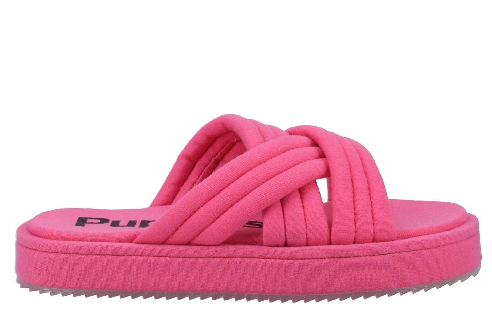 Hush Puppies Womens Sienna Slides Slides, Size 5 In Fuchsia | Slip On Shoes  | Fuchsia  | UK Size 5