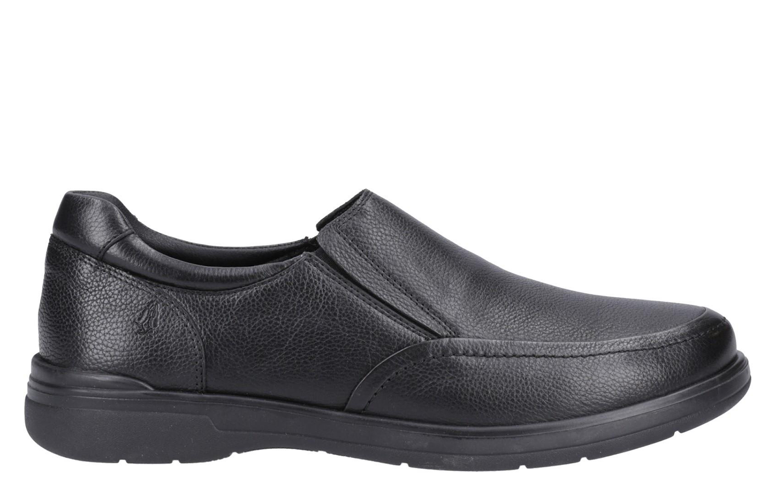 Hush Puppies Matthew Leather Men's Shoes Men's | Slip On Shoes  | Black  | UK Size 8