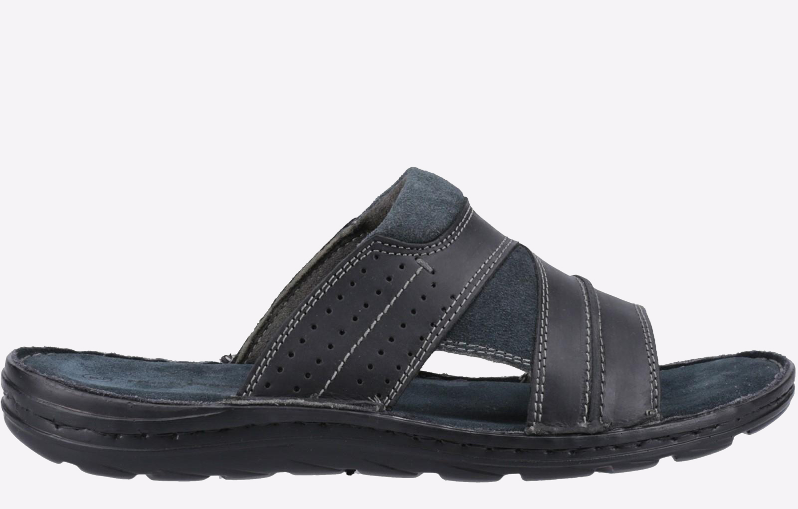 Hush Puppies Archer Leather Men's Sandals Men's | Sandals  | Black  | UK Size 9