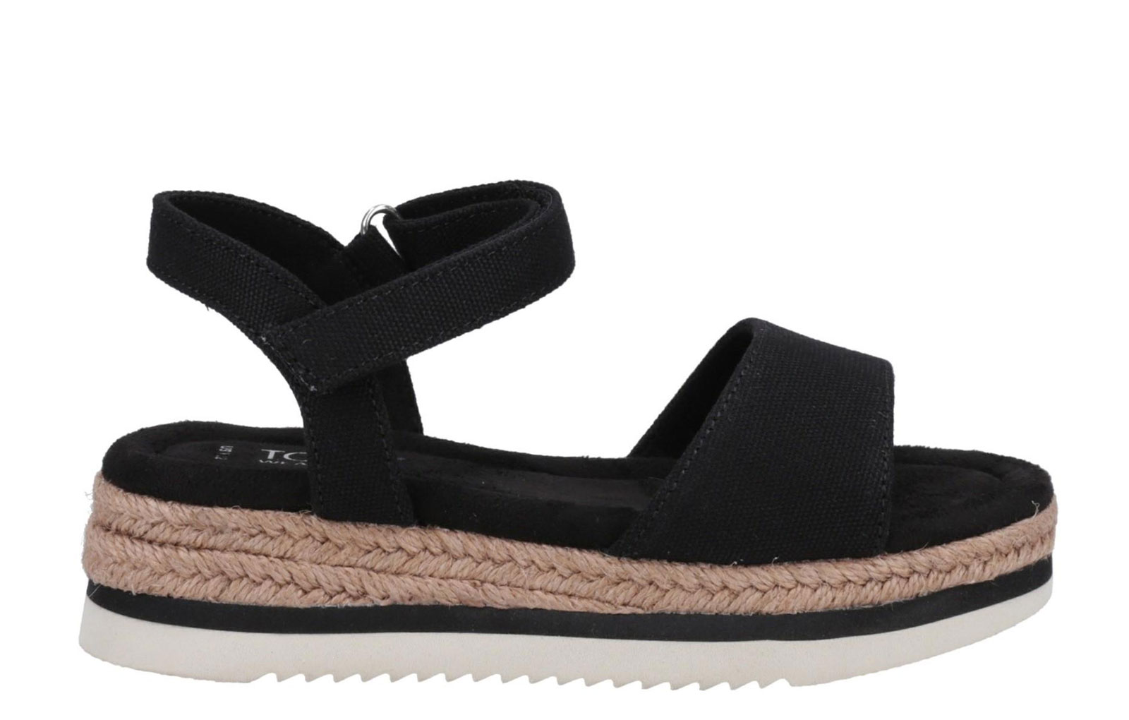 Toms Diana Kids Sandals | Slip On Shoes  | Black  | UK Size 13
