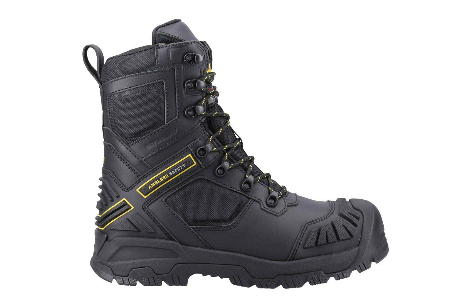 Amblers Dynamite Waterproof Safety Boot Men's | Safety Boots  | Black  | UK Size 6.5