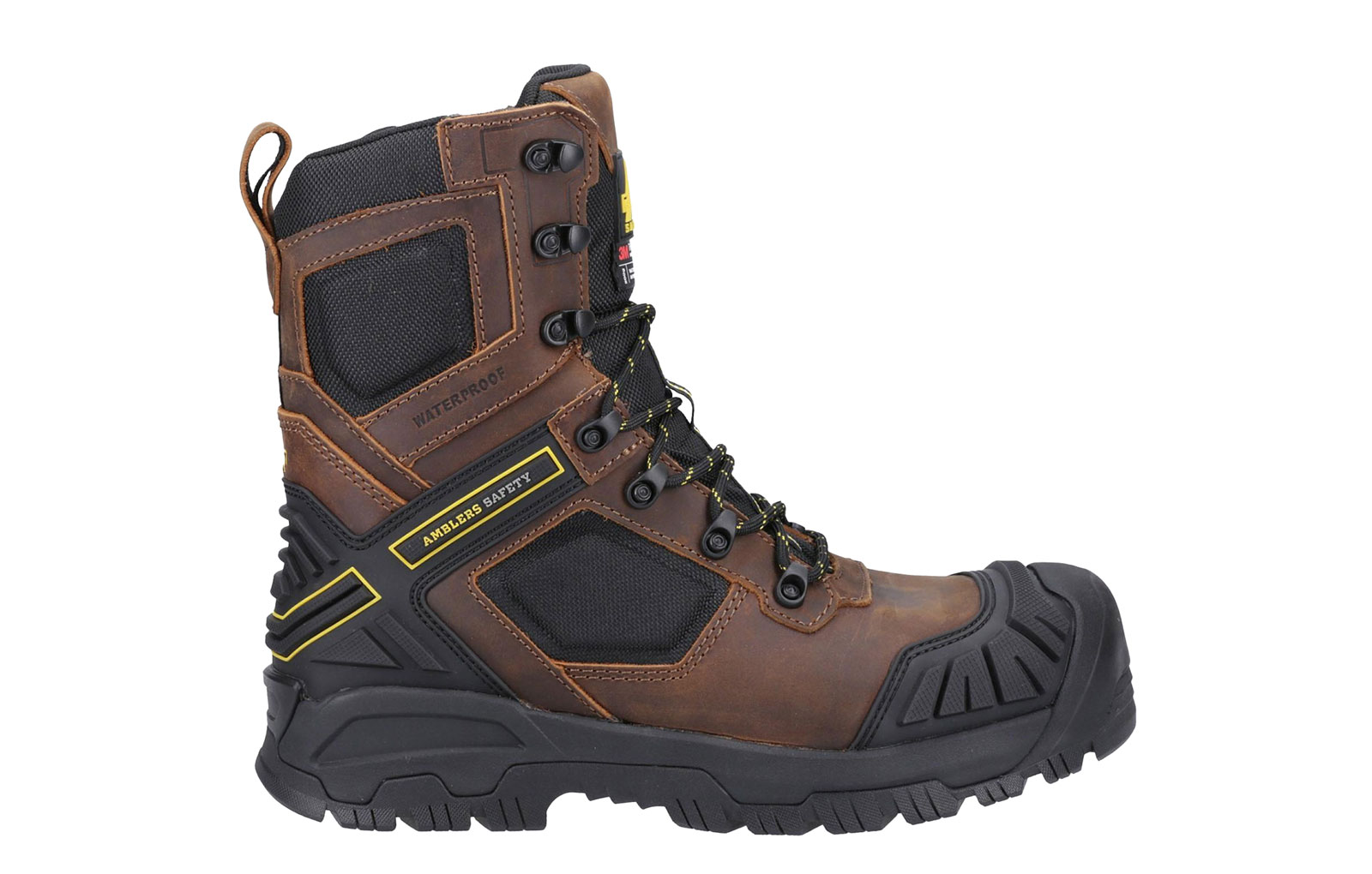 Amblers Safety Detonate Waterproof Boots Men's | Safety Boots  | Brown  | UK Size 10.5