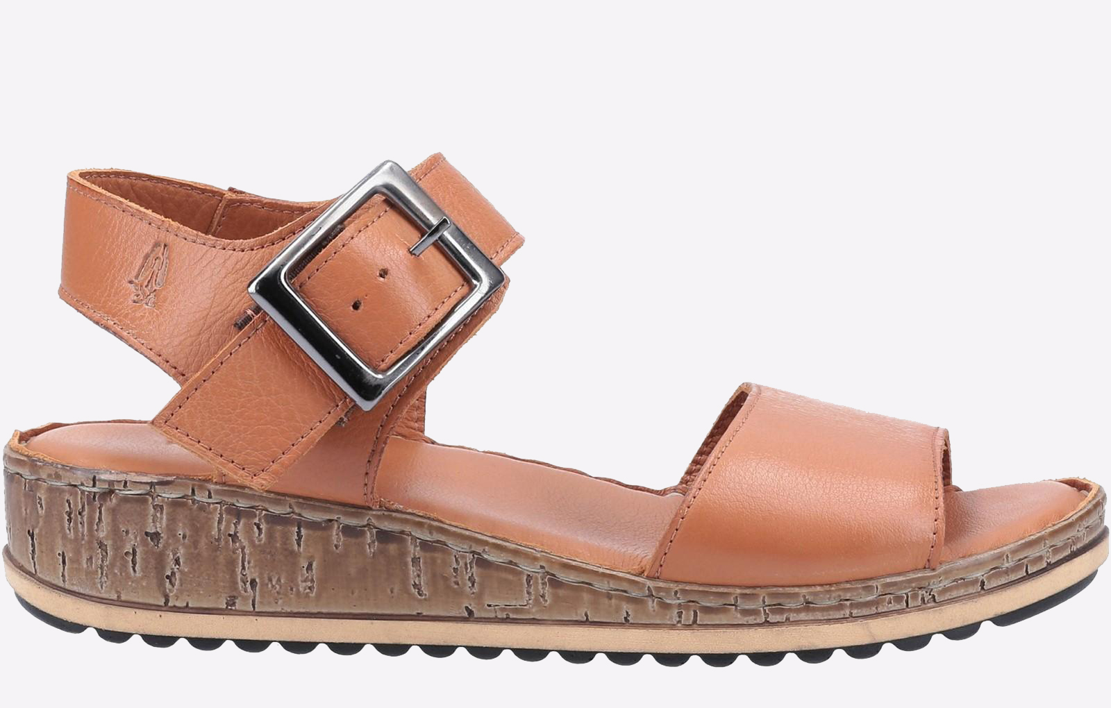 Hush Puppies Ellie Womens Wide Fit Sandals | Sandals  | Tan  | UK Size 4