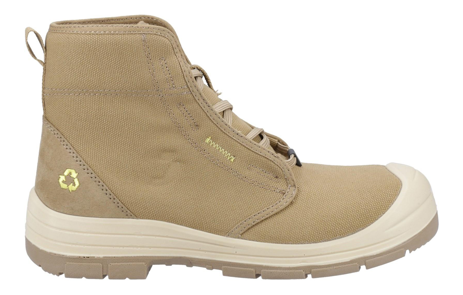 Safety Jogger Ecodesert Mid Boots Men's | Safety Boots  | Beige  | UK Size 12