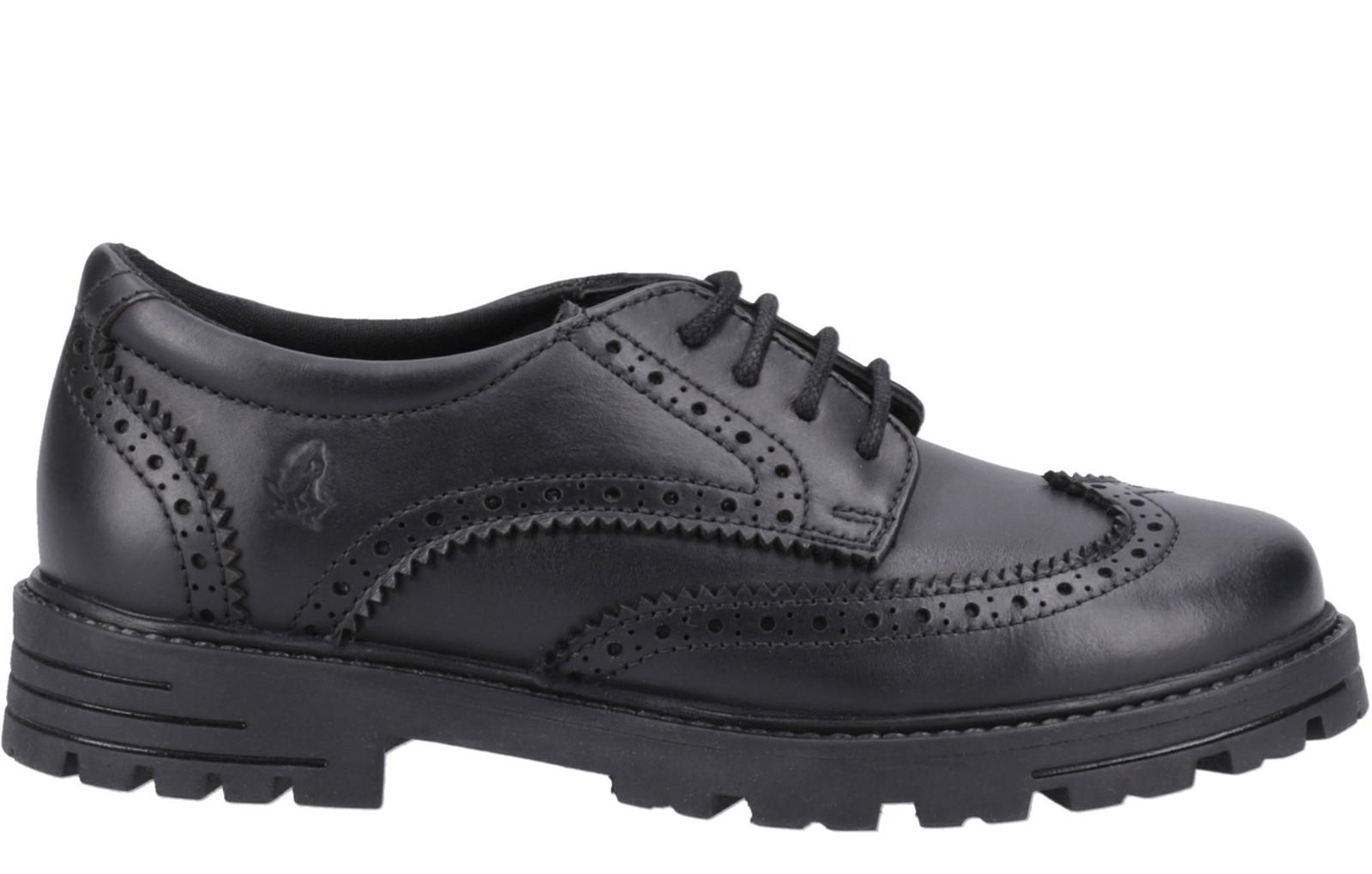 Hush Puppies Maxine Senior School Shoes Girls | School Shoes  | Black  | UK Size 7