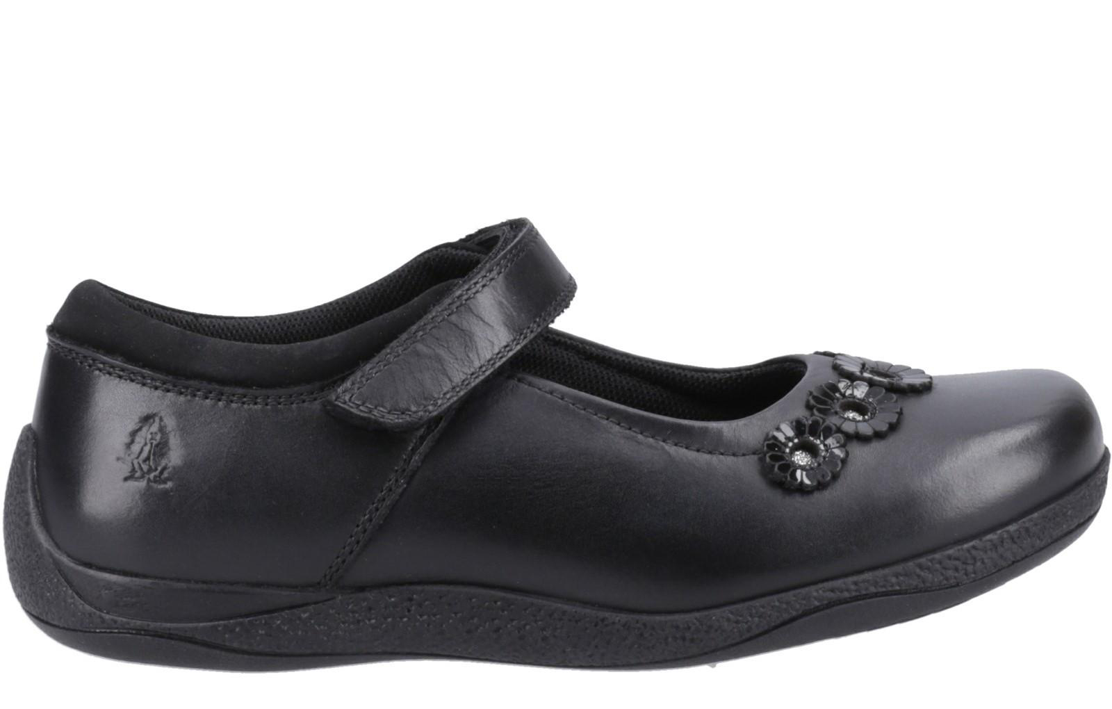 Hush Puppies Christina Kids Girls School Shoes | School Shoes  | Black  | UK Size 2