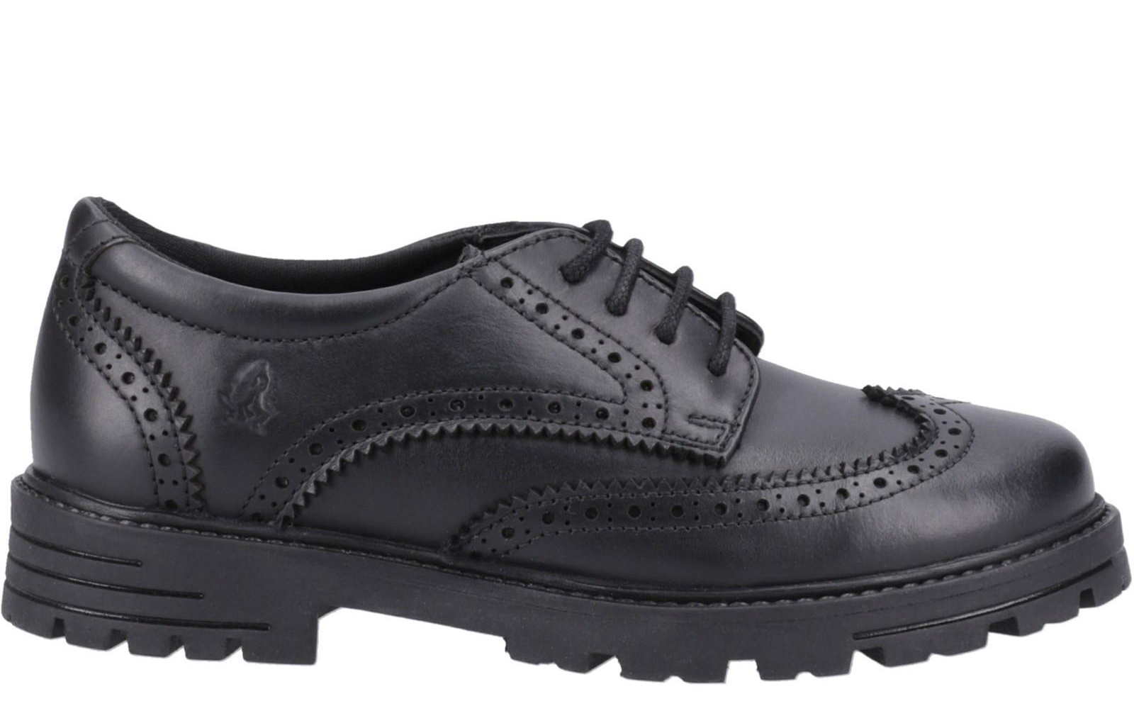 Hush Puppies Maxine Kids Girls School Shoes | School Shoes  | Black  | UK Size 13