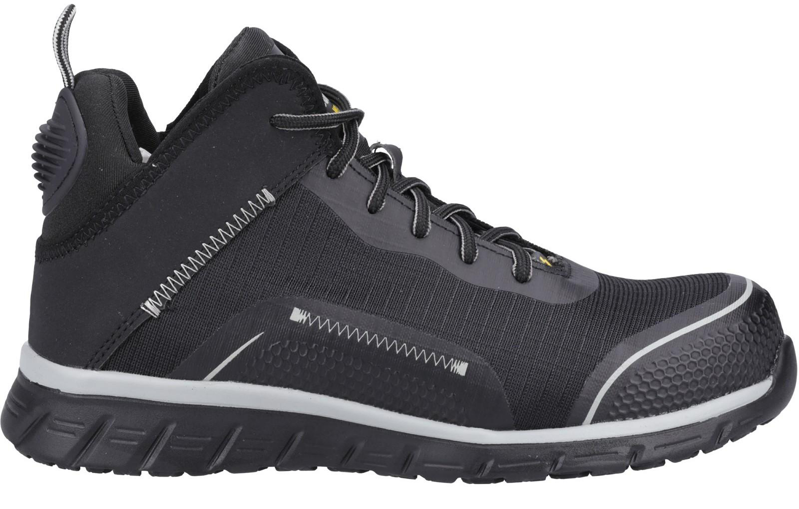 Safety Jogger Ligero2 Mid Safety Boots Men's | Safety Footwear  | Black  | UK Size 8