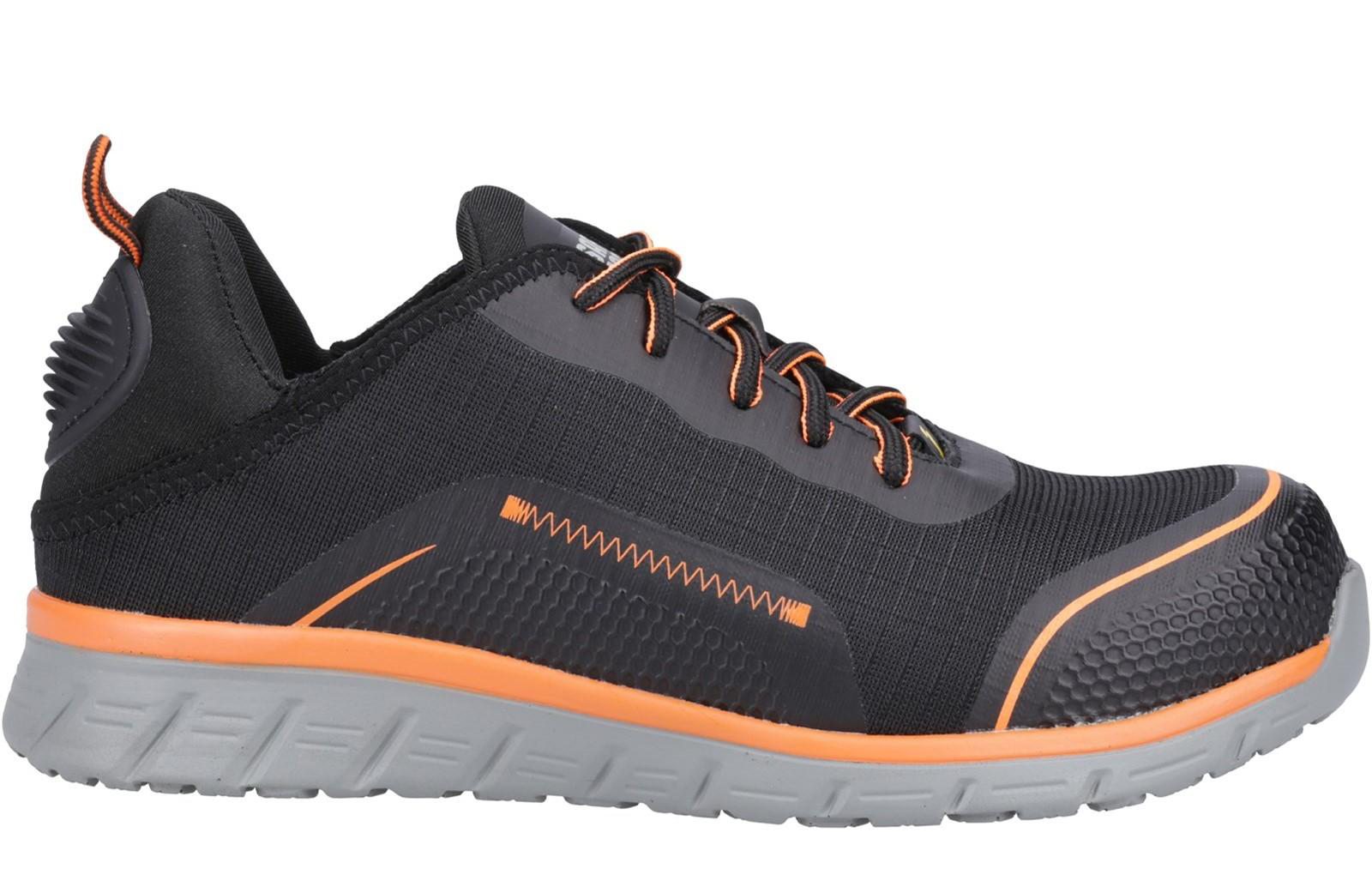 Safety Jogger Ligero2 Low Safety Men's | Safety Footwear  | Black / Orange  | UK Size 11