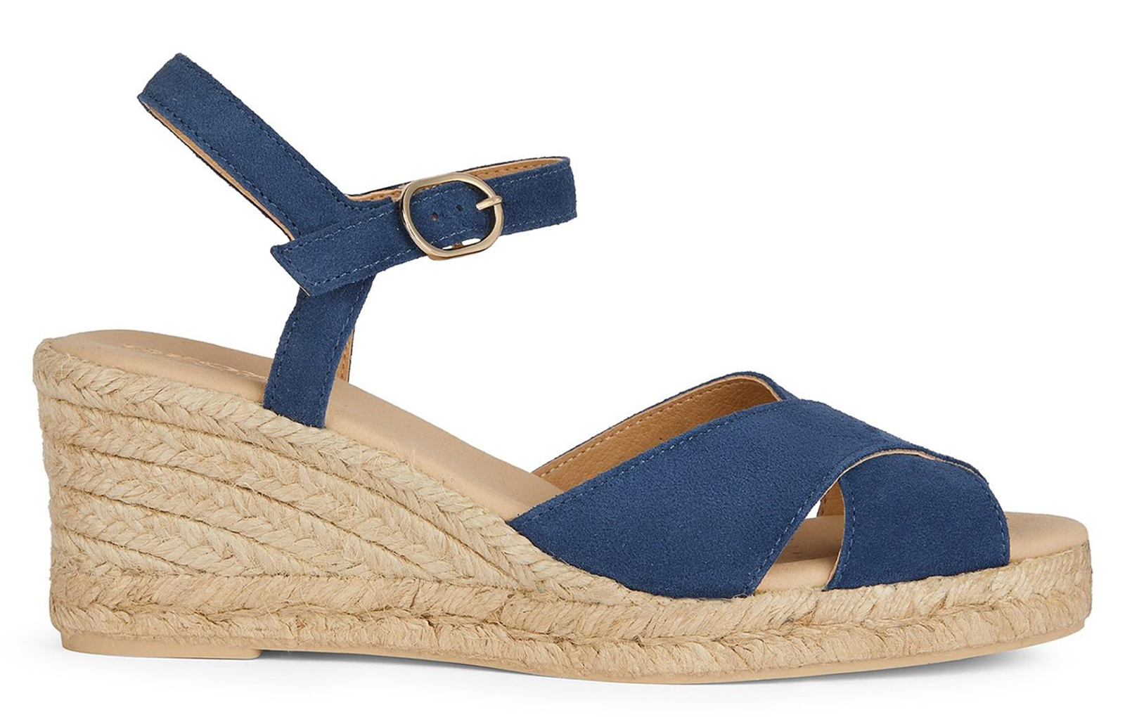 Geox D Gelsa Low C Womens Sandals | Sandals  | Navy  | UK Size 3