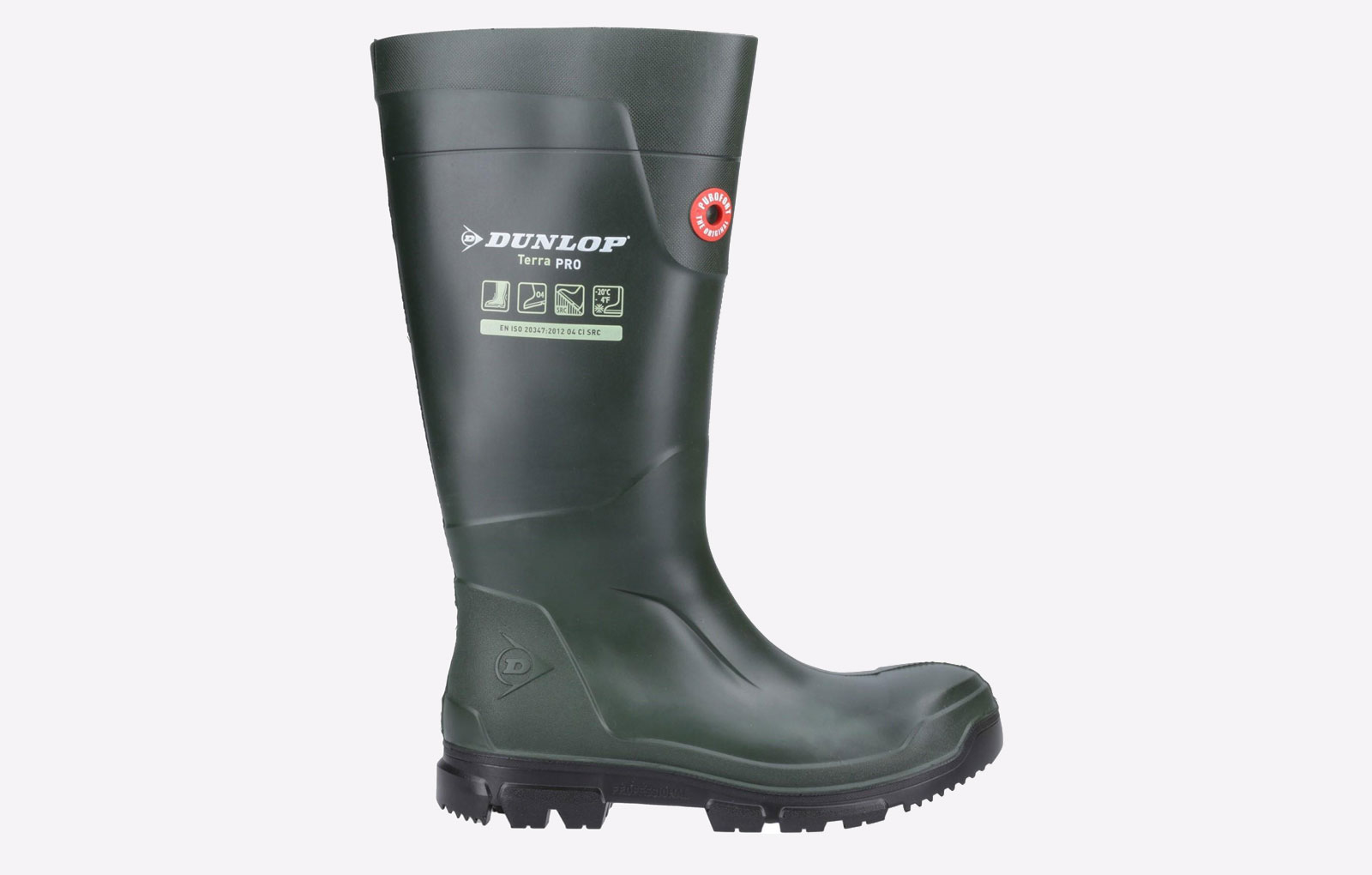 Dunlop Terrapro Unisex Wellingtons Men's | Wellingtons  | Green  | UK Size 3